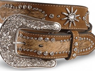 Best Seller of Western Leather Belt with Bling