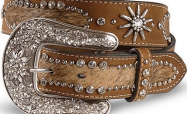 Best Seller of Western Leather Belt with Bling