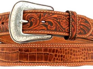 Cow Boy Western Leather Belt