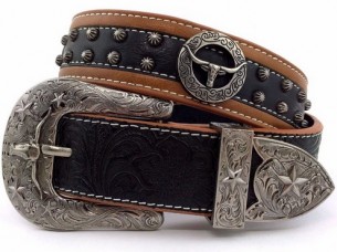 Hot Trendy Look Western Belt with carving